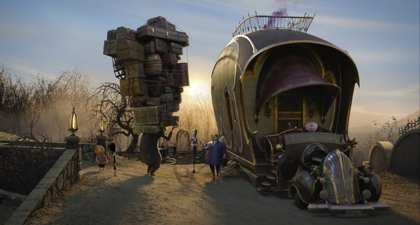 Кадр из мультфильма Семейка Аддамс: Горящий тур