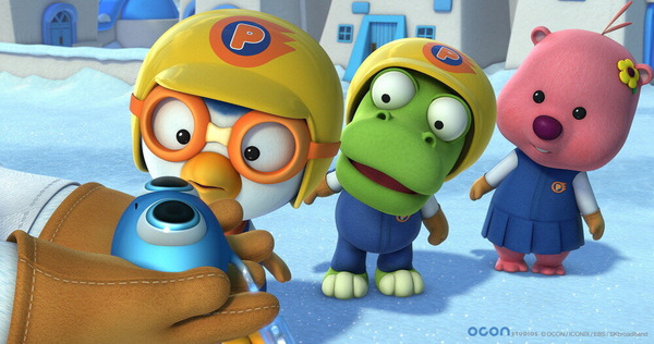 Кадр из мультфильма Пингвинёнок Пороро. Новогодние приключения