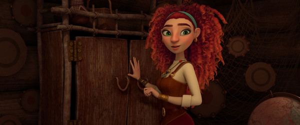 Кадр из мультфильма Яга и книга заклинаний