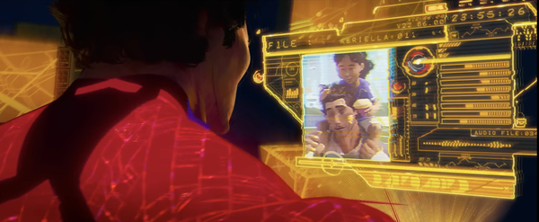 Кадр из мультфильма Человек-паук: Паутина вселенных