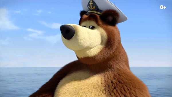 Кадр из мультфильма Маша и Медведь: Скажите «Ой!»