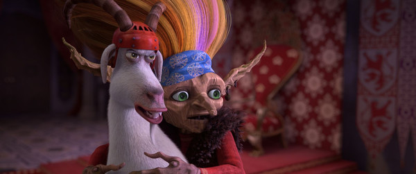 Кадр из мультфильма Яга и книга заклинаний