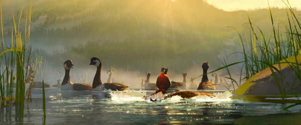 Кадр из мультфильма Дикий робот