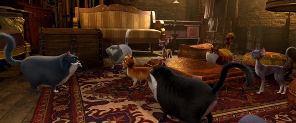 Кадр из мультфильма Коты Эрмитажа